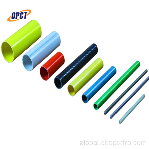 Grp Round Tube High strength grp fiberglass grey round tube , round tube fiberglass Factory